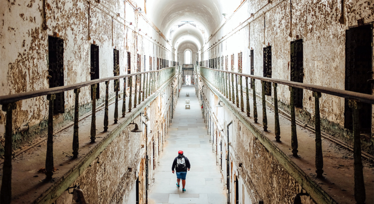 USA Philadelphia Eastern State Penitentiary Gefängnis Foto PHLCVB Huff